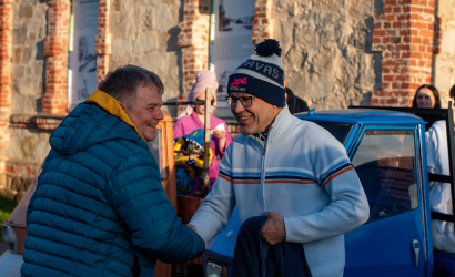 Kurbulē uz upi. Foto: Aija Valtmane4