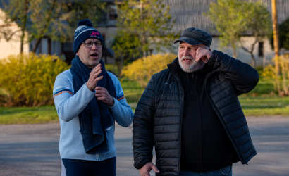 Kurbulē uz upi. Foto: Aija Valtmane7