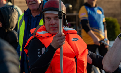 Kurbulē uz upi. Foto: Aija Valtmane10