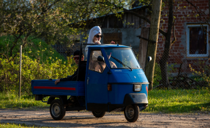 Kurbulē uz upi. Foto: Aija Valtmane13