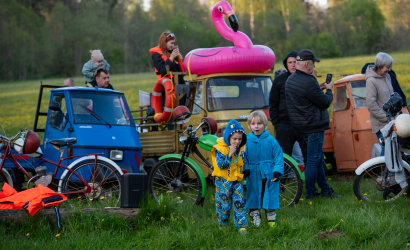 Kurbulē uz upi. Foto: Aija Valtmane29