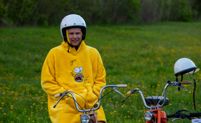 Kurbulē uz upi. Foto: Aija Valtmane52