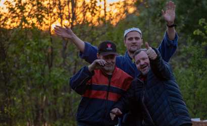 Kurbulē uz upi. Foto: Aija Valtmane62