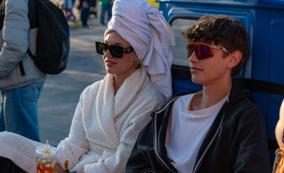 Kurbulē uz upi. Foto: Aija Valtmane79