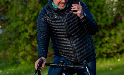 Kurbulē uz upi. Foto: Aija Valtmane88