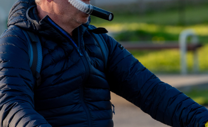 Kurbulē uz upi. Foto: Aija Valtmane93