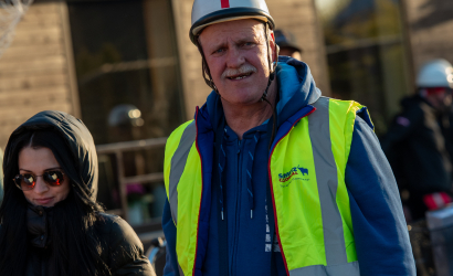 Kurbulē uz upi. Foto: Aija Valtmane115