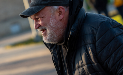 Kurbulē uz upi. Foto: Aija Valtmane118