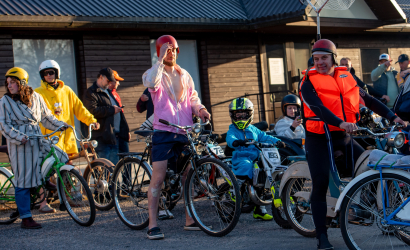 Kurbulē uz upi. Foto: Aija Valtmane122