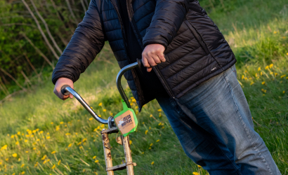 Kurbulē uz upi. Foto: Aija Valtmane163