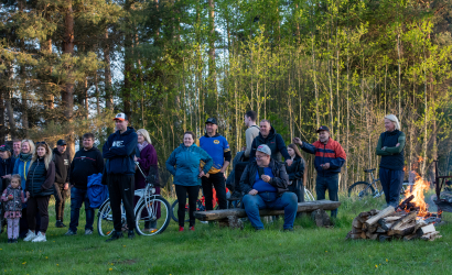 Kurbulē uz upi. Foto: Aija Valtmane166