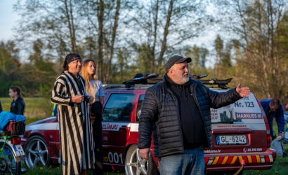 Kurbulē uz upi. Foto: Aija Valtmane169