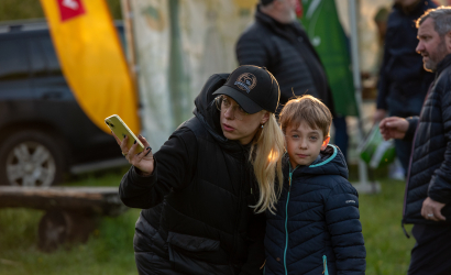 Kurbulē uz upi. Foto: Aija Valtmane226