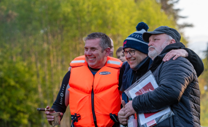 Kurbulē uz upi. Foto: Aija Valtmane241