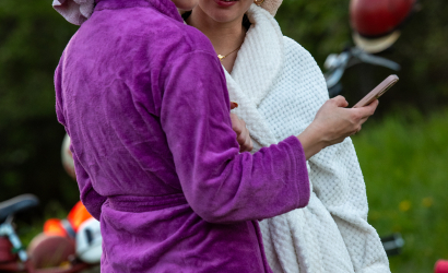 Kurbulē uz upi. Foto: Aija Valtmane251