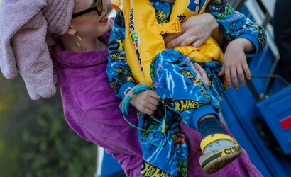 Kurbulē uz upi. Foto: Aija Valtmane252