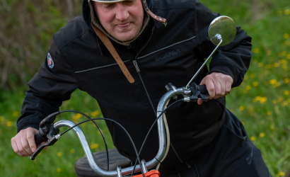 Kurbulē uz upi. Foto: Aija Valtmane261