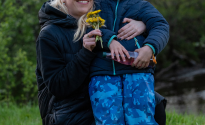 Kurbulē uz upi. Foto: Aija Valtmane274