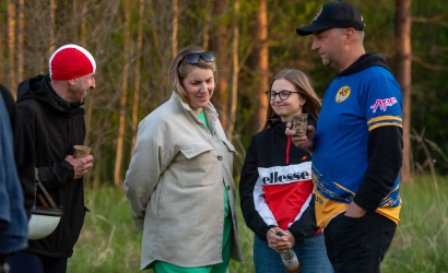 Kurbulē uz upi. Foto: Aija Valtmane282